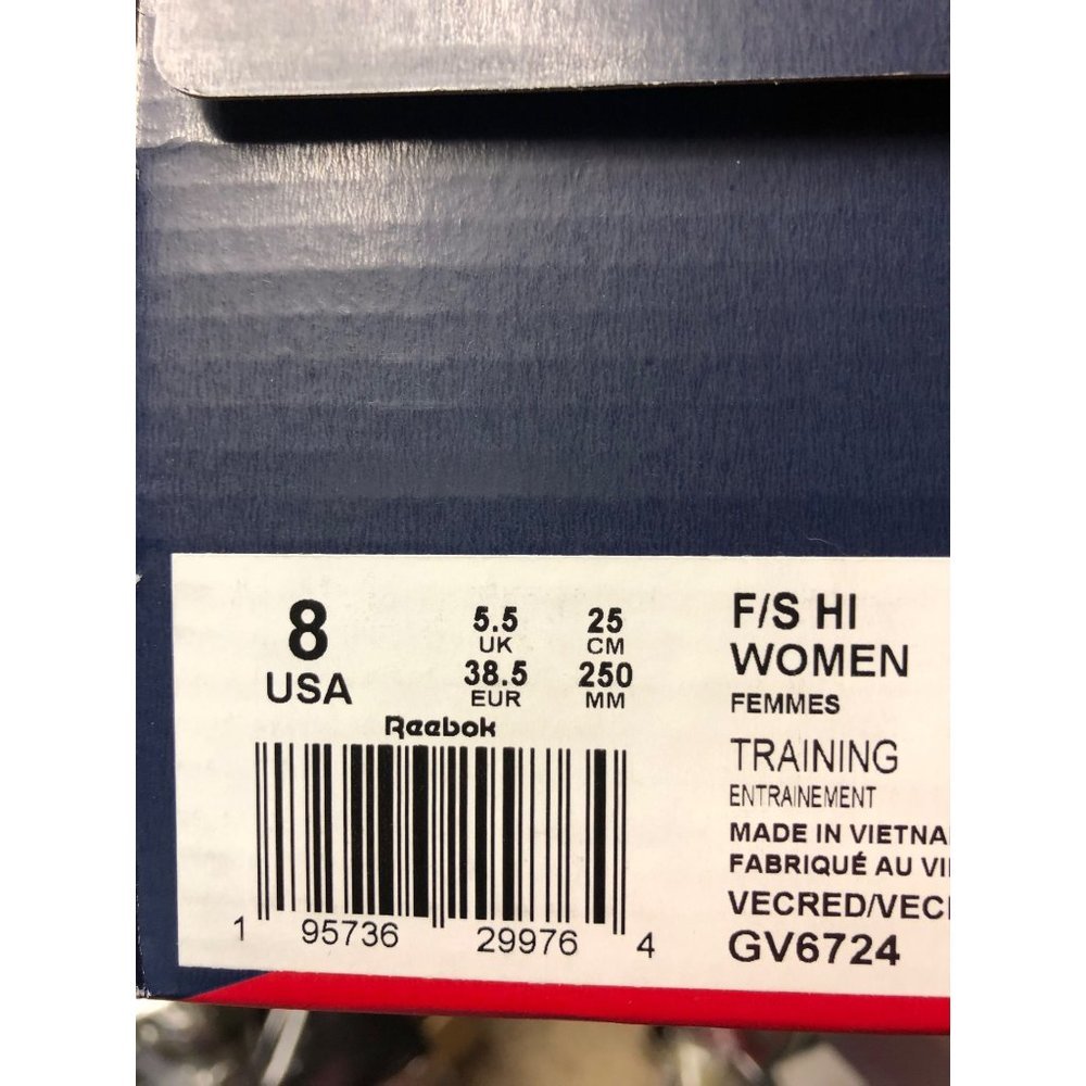 Reebok Red Women's Wedge Sneaker - Picture 11 of 11
